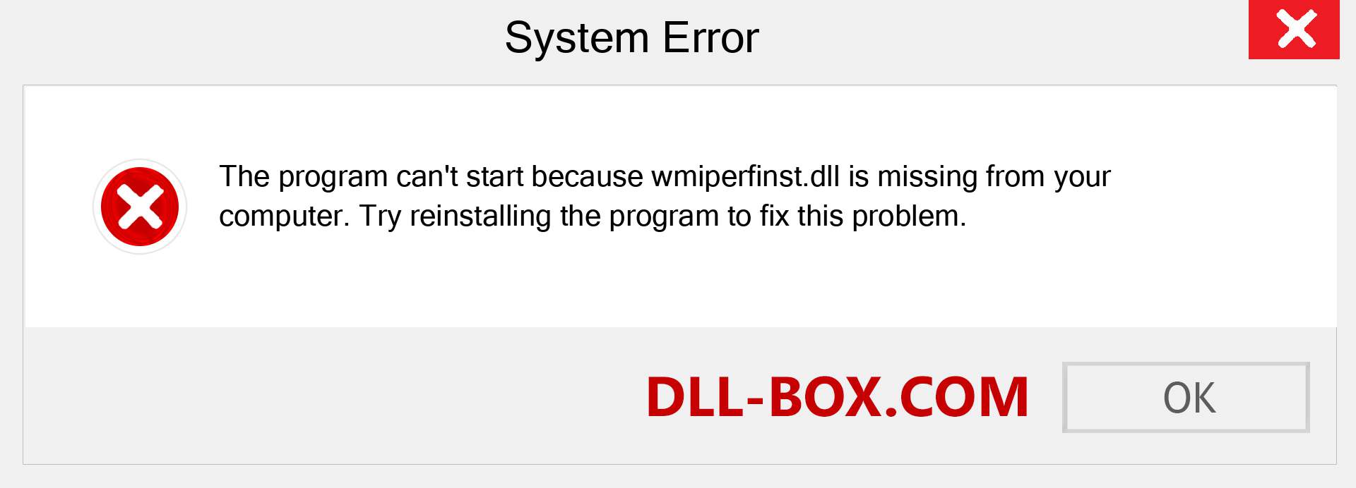  wmiperfinst.dll file is missing?. Download for Windows 7, 8, 10 - Fix  wmiperfinst dll Missing Error on Windows, photos, images